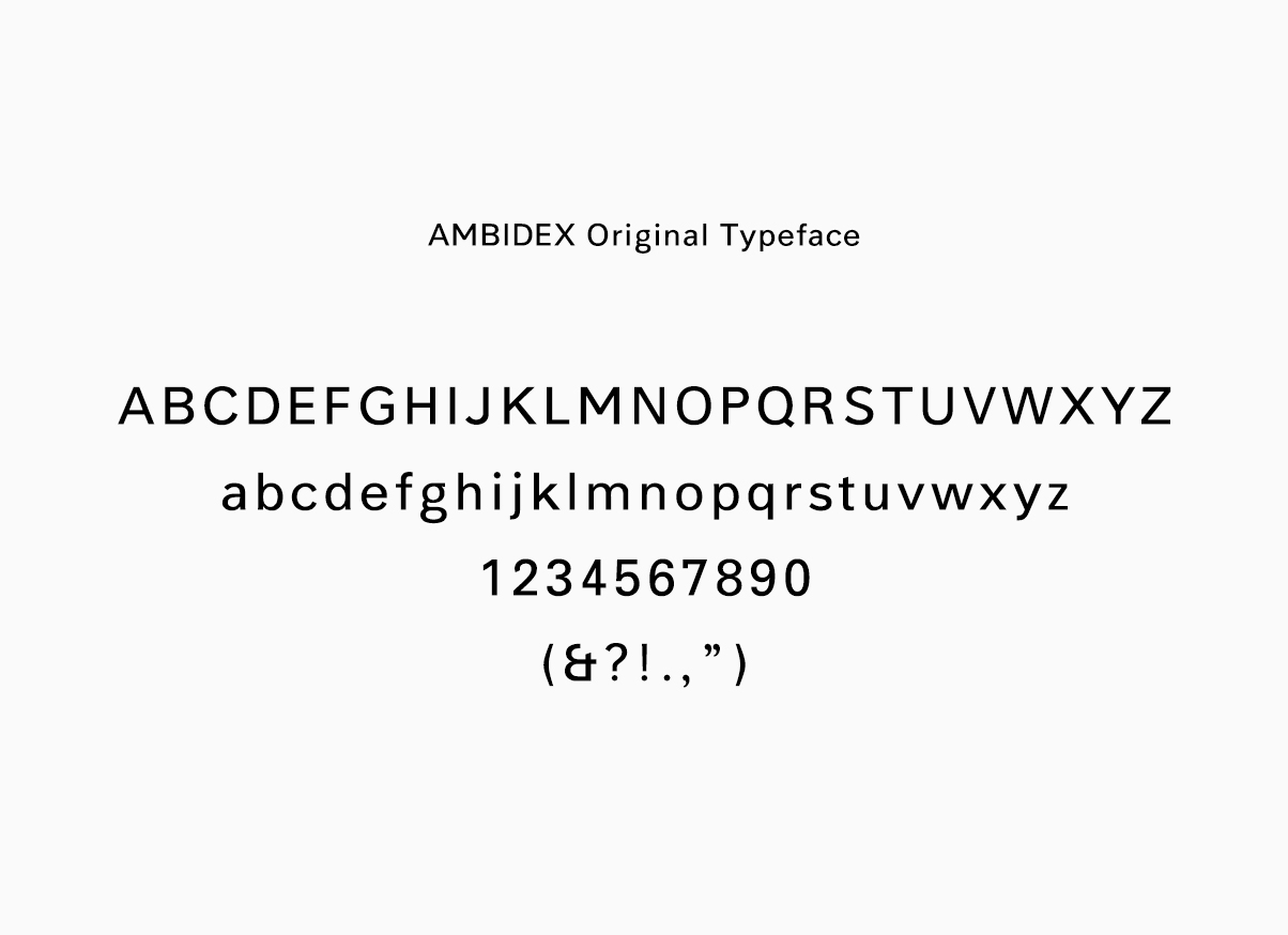 AMBIDEX Original Typeface