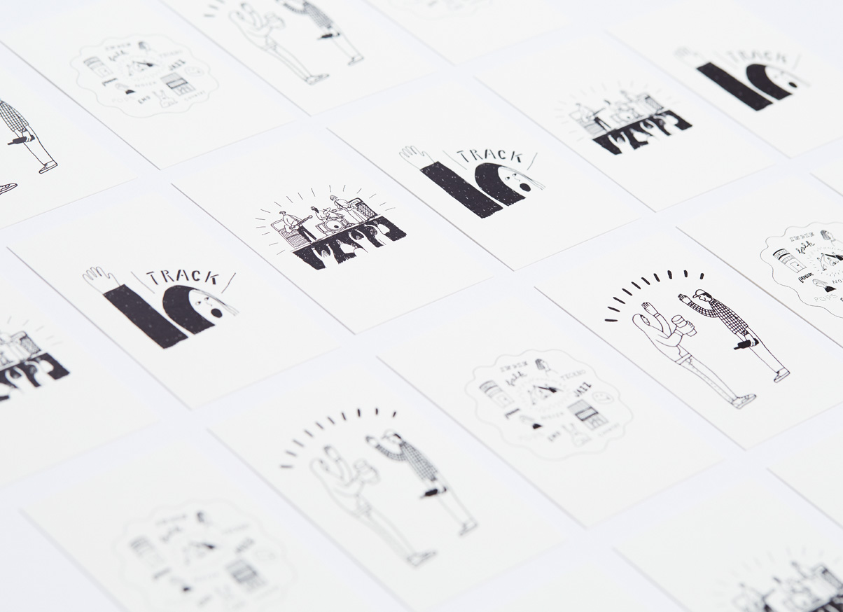 SHOWTRACKS name card