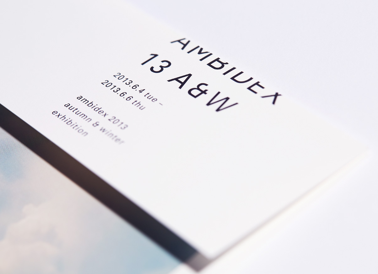AMBIDEX 2013 AUTUMN / WINTER EXHIBITION DM