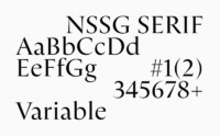 NSSG Serif